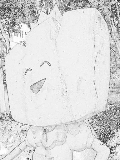 謎キャラ線画 謎キャラ線画